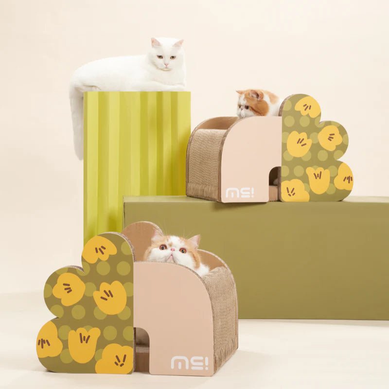 Makesure FAFA Scratching Sleep Box-Flower Shape Bed - Chokyo Pet