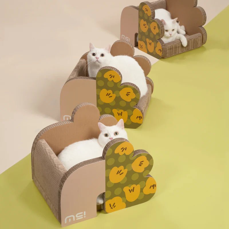 Makesure FAFA Scratching Sleep Box-Flower Shape Bed - Chokyo Pet