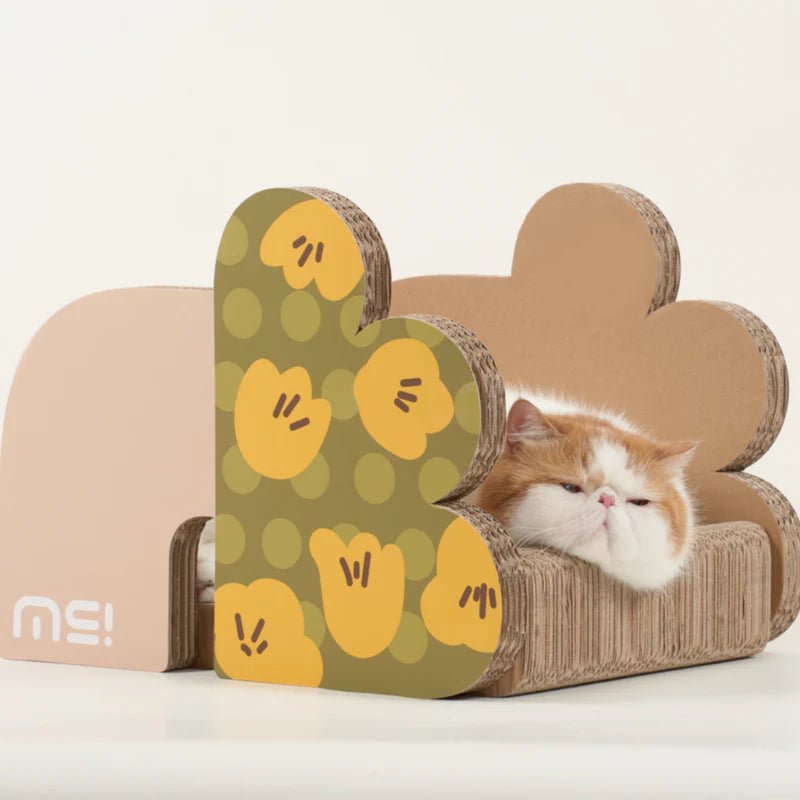 Makesure FAFA Scratching Sleep Box-Flower Shape Bed - Chokyo Pet