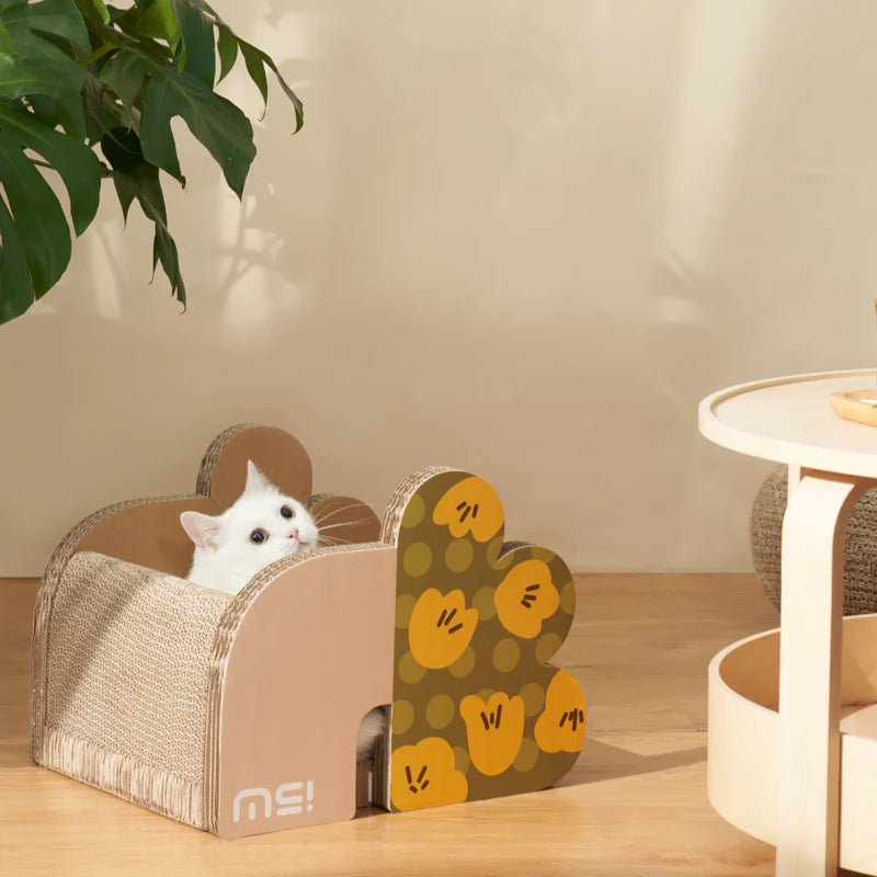 Makesure FAFA Scratching Sleep Box-Flower Shape Bed - Chokyo Pet