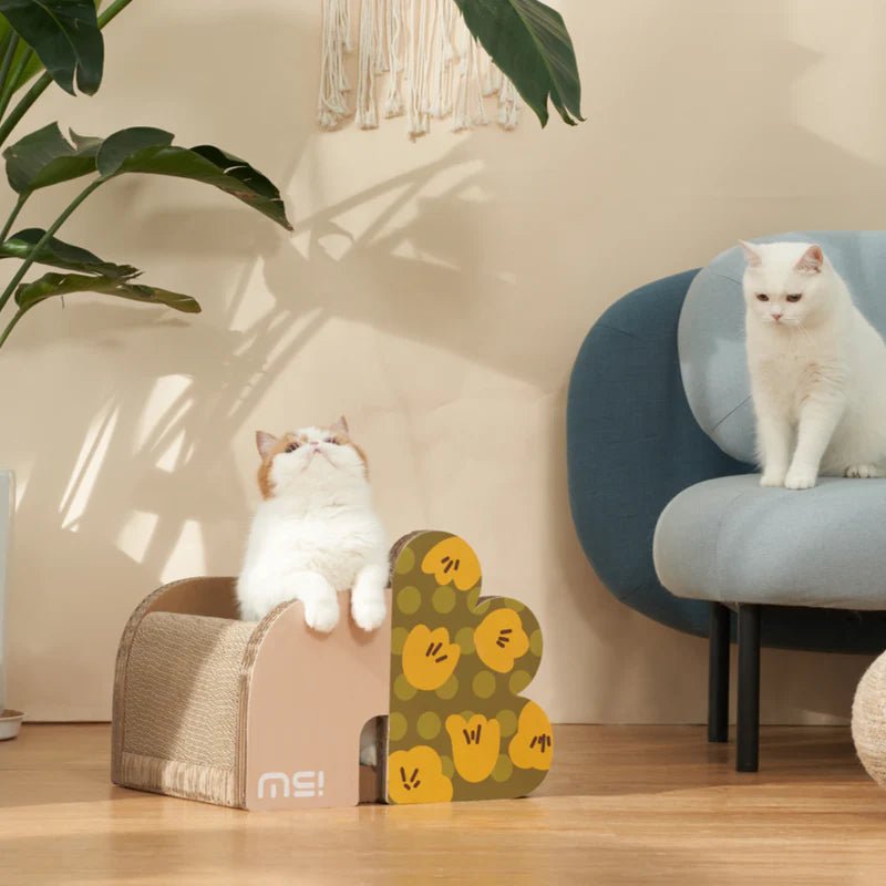 Makesure FAFA Scratching Sleep Box-Flower Shape Bed - Chokyo Pet