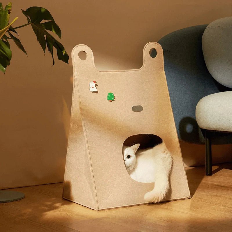 Makesure Portable Warm Folding Cat Scratching Cave - Chokyo Pet