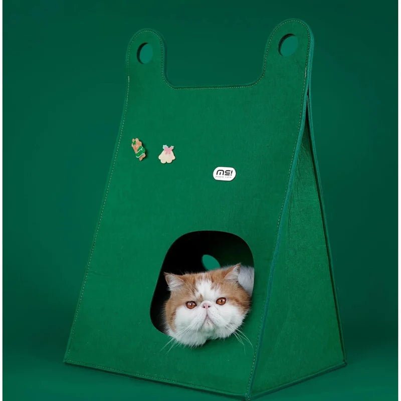 Makesure Portable Warm Folding Cat Scratching Cave - Chokyo Pet