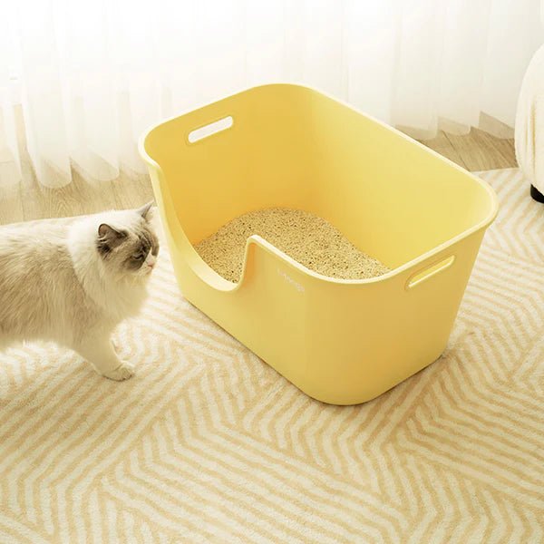 MANGO Extra Size High Edge Ultra-light Weight Cat Litter Box For Large Cat - Chokyo Pet