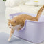 MANGO Extra Size High Edge Ultra-light Weight Cat Litter Box For Large Cat - Chokyo Pet
