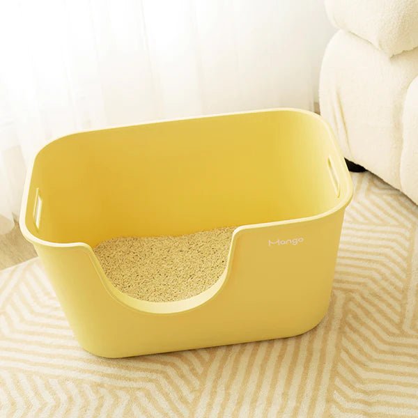 MANGO Extra Size High Edge Ultra-light Weight Cat Litter Box For Large Cat - Chokyo Pet