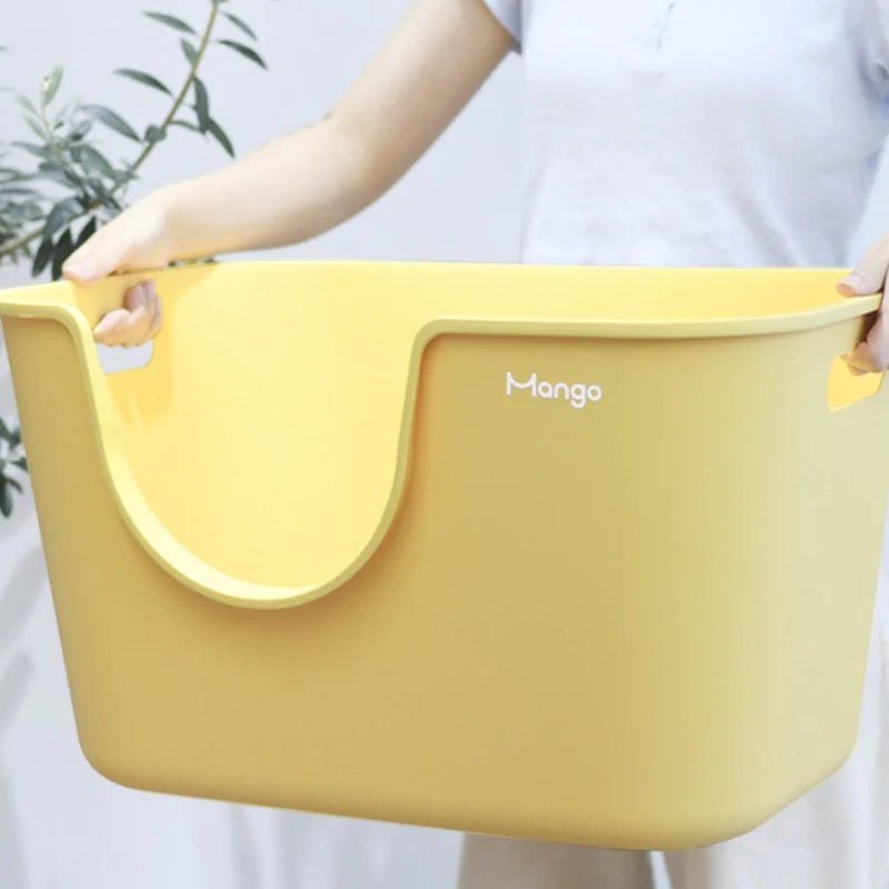 MANGO Extra Size High Edge Ultra-light Weight Cat Litter Box For Large Cat - Chokyo Pet