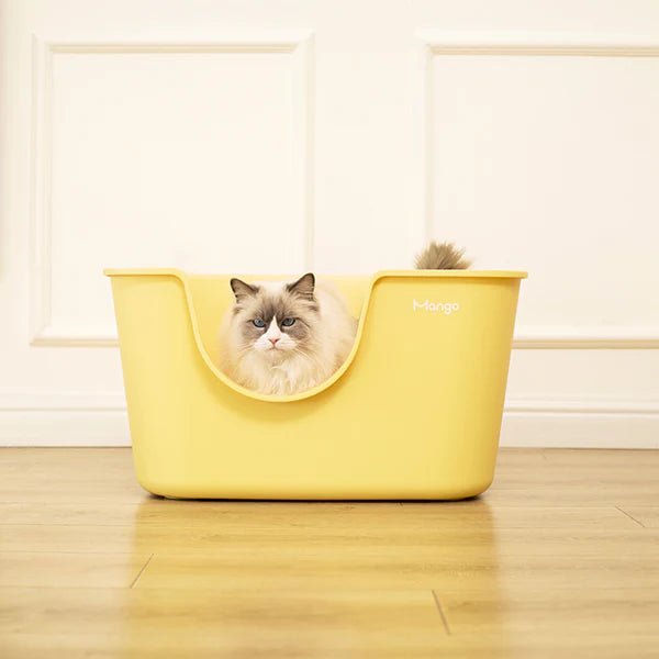 MANGO Extra Size High Edge Ultra-light Weight Cat Litter Box For Large Cat - Chokyo Pet