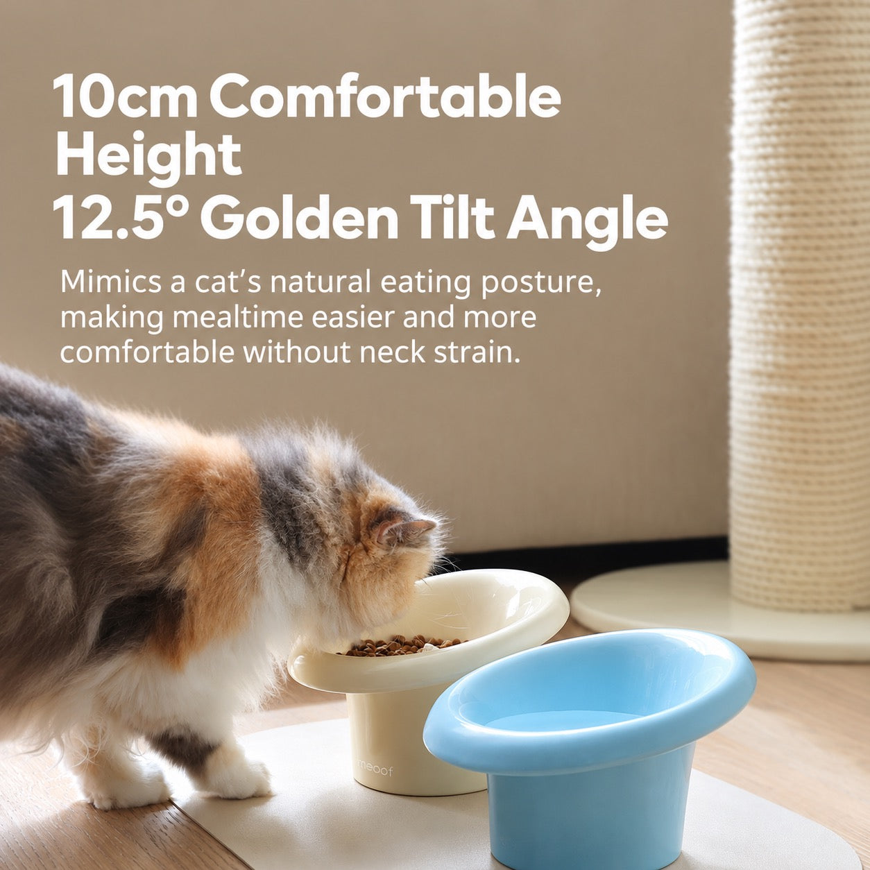 Meoof Fafa Ceramic Pet Bowl