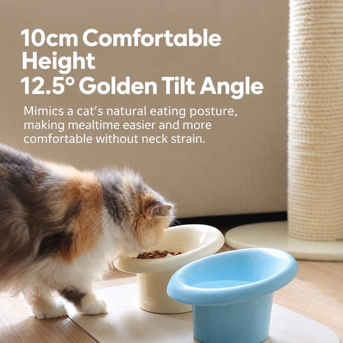 Meoof Fafa Ceramic Pet Bowl