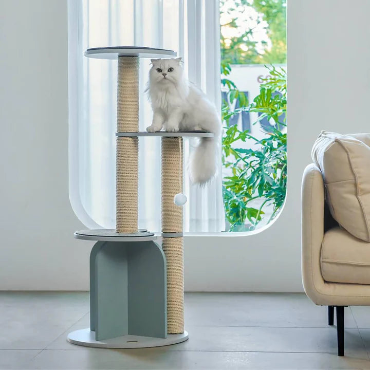 Michu Vigour Party Cat Tree, Modern Lifestyle Cat Furniture, 105cm Height。 Arrive within 3 weeks