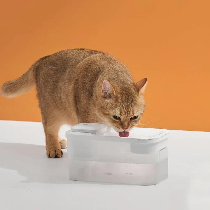 Michu Cordless Rechargeable Battery Operated Automatic Pet Water Fou ChokyoPetStore