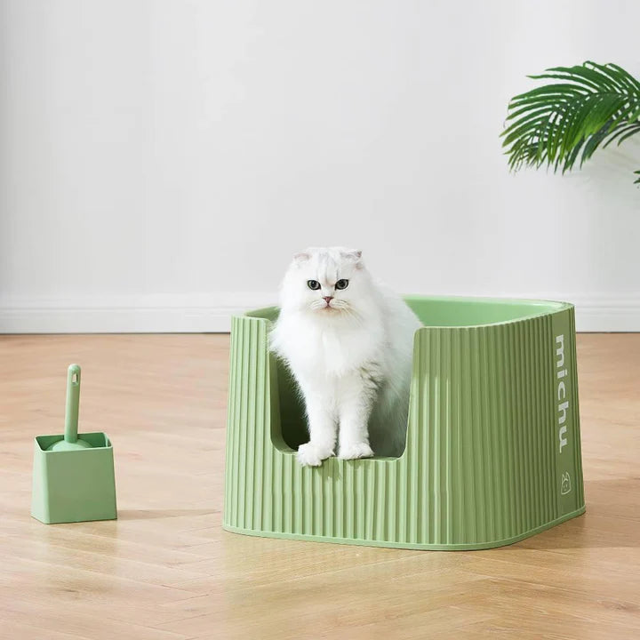 Michu XXL Container Cat Litter Box with Scoop