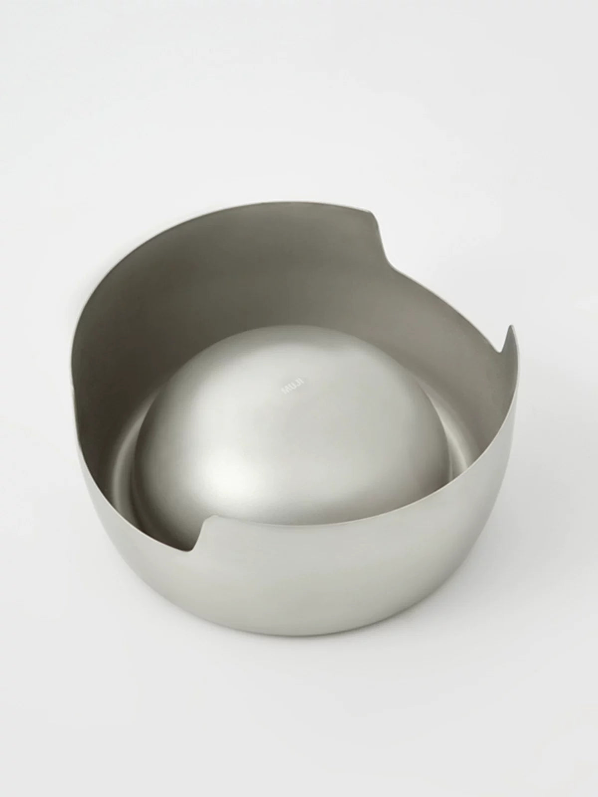 MUJI Stainless Steel Pet Bowl - Medium