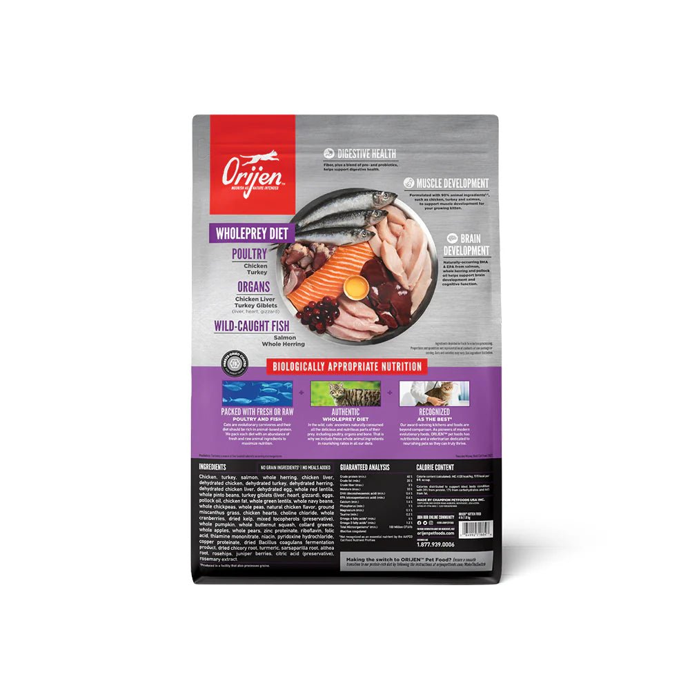 Orijen Kitten Dry Cat Food 3.17kg - Chokyo Pet