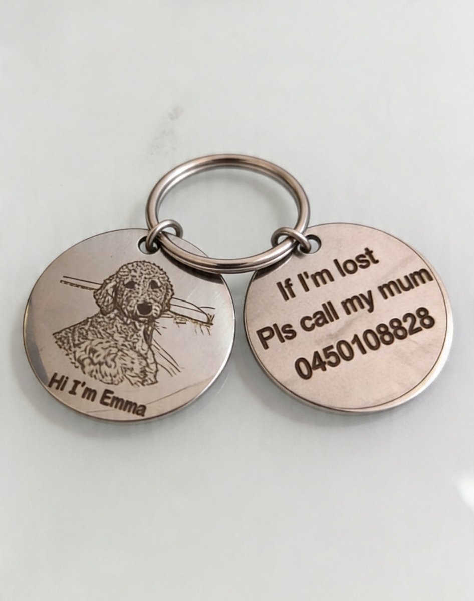 Pet Tag Laser Engraved by Chokyo - Chokyo Pet