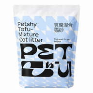 Petshy Coconut Tofu Mixed Bentonite Cat Litter 2kg