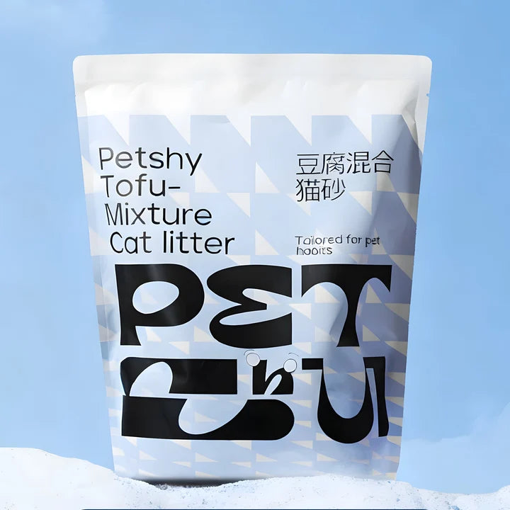 Petshy Coconut Tofu Mixed Bentonite Cat Litter 2kg