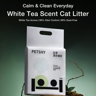 Petshy White Tea Tofu Cat Litter 2.5kg