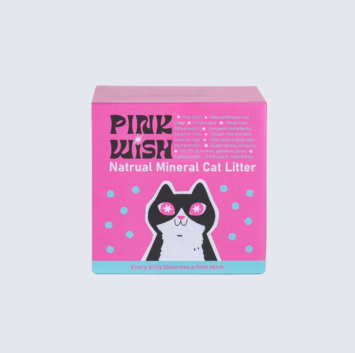 Pink Wish Sodium Bentonite Cat Litter 19.2kg - Chokyo Pet