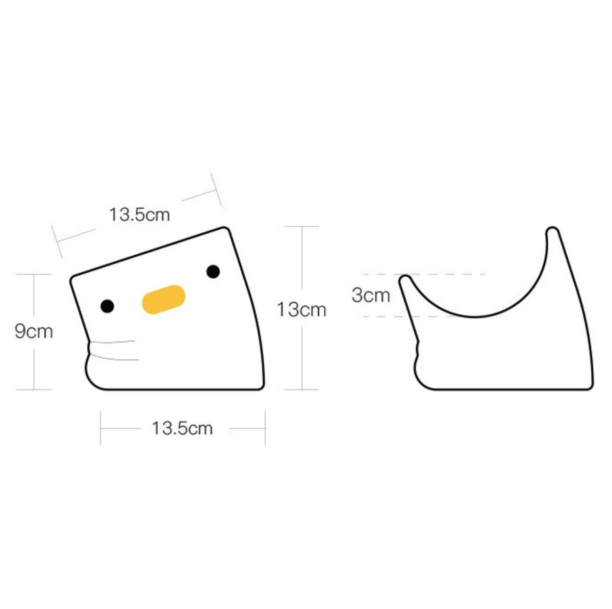 Purroom Little Chicken Series - Plump Crooked Neck Ceramic Pet Bowl