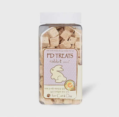 FD TREATS - Freeze-Dried Rabbit Treats | Hypoallergenic Protein for Sensitive Pets
