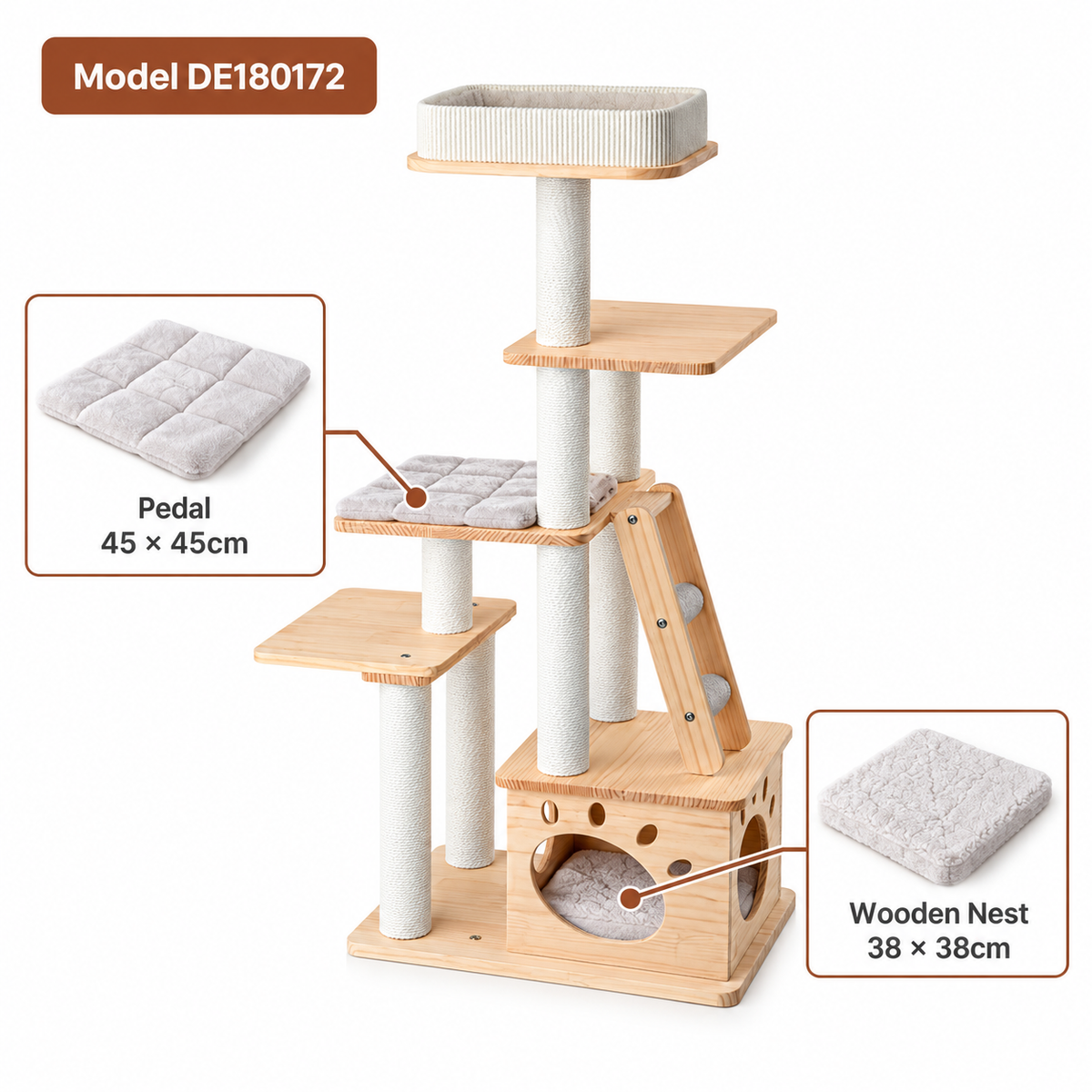 Replacement Cushion For Honeypot Cat & Tora Cat Trees