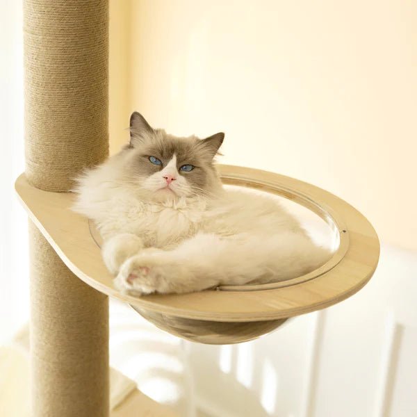Supermarcat Solid Pine Wood Floor to Ceiling Cat Tree - Chokyo Pet