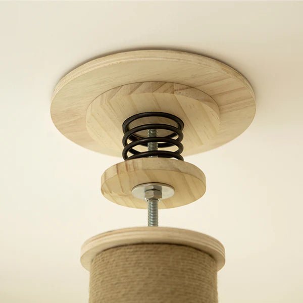 Supermarcat Solid Pine Wood Floor to Ceiling Cat Tree - Chokyo Pet