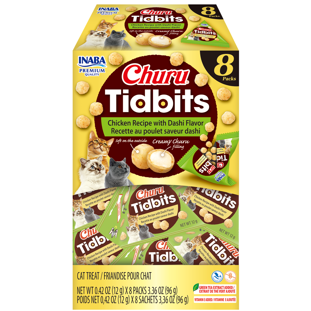 Inaba/Ciao Churu Cat Tidbits Chicken With Dashi 12g x 8