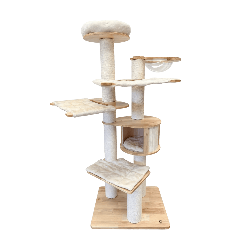 TORA® Solid Wood 6-Layer PRO Cat Tree – 2501 PRO (189cm) - ChokyoPetStore