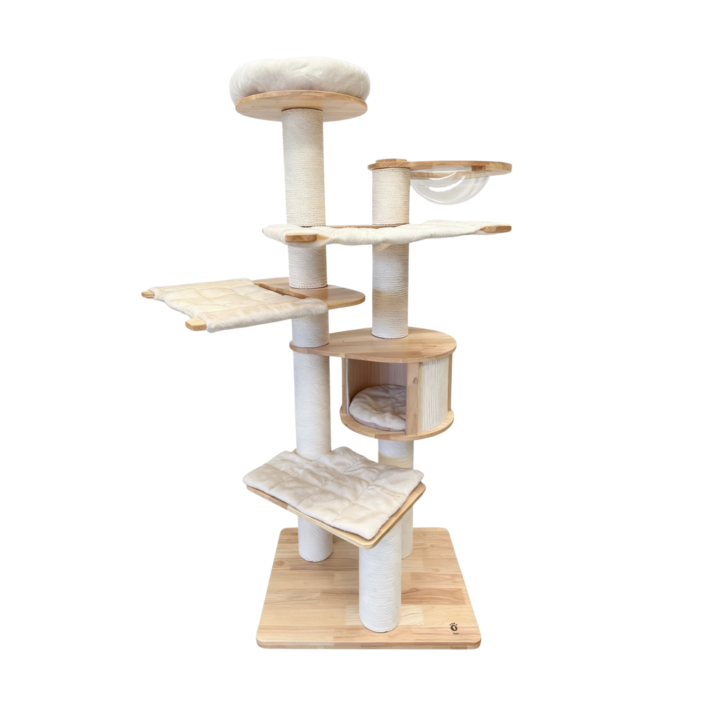 TORA*HONEYPOTCAT® Solid Wood 6-Layer PRO Cat Tree 189cm arrive in 2 months
