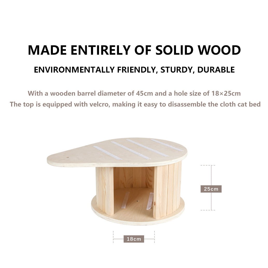 TORA*HONEYPOT CAT Solid Wood Cat Tree 120cm - Chokyo Pet