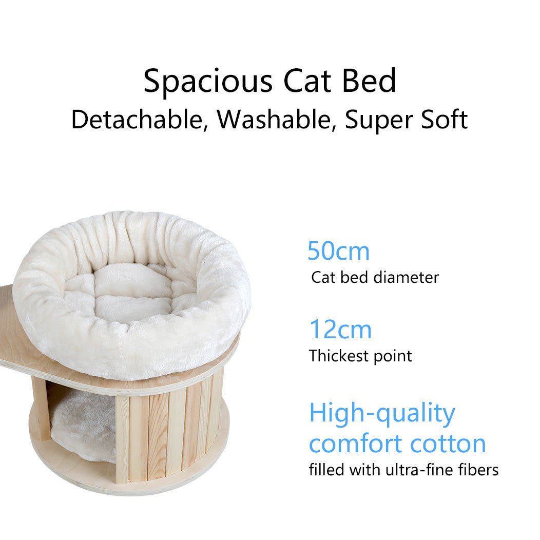TORA*HONEYPOT CAT Solid Wood Cat Tree 120cm - Chokyo Pet