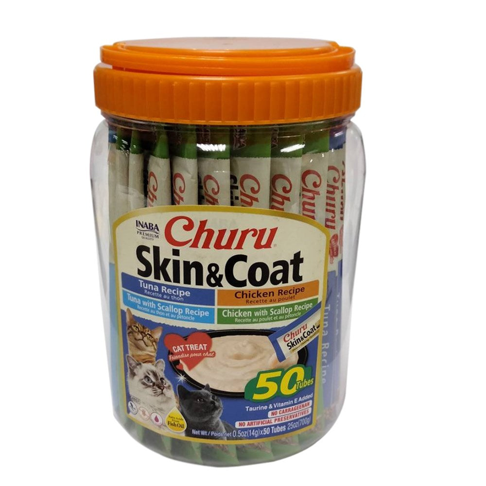 Inaba Churu Skin & Coat Variety 50-Pack