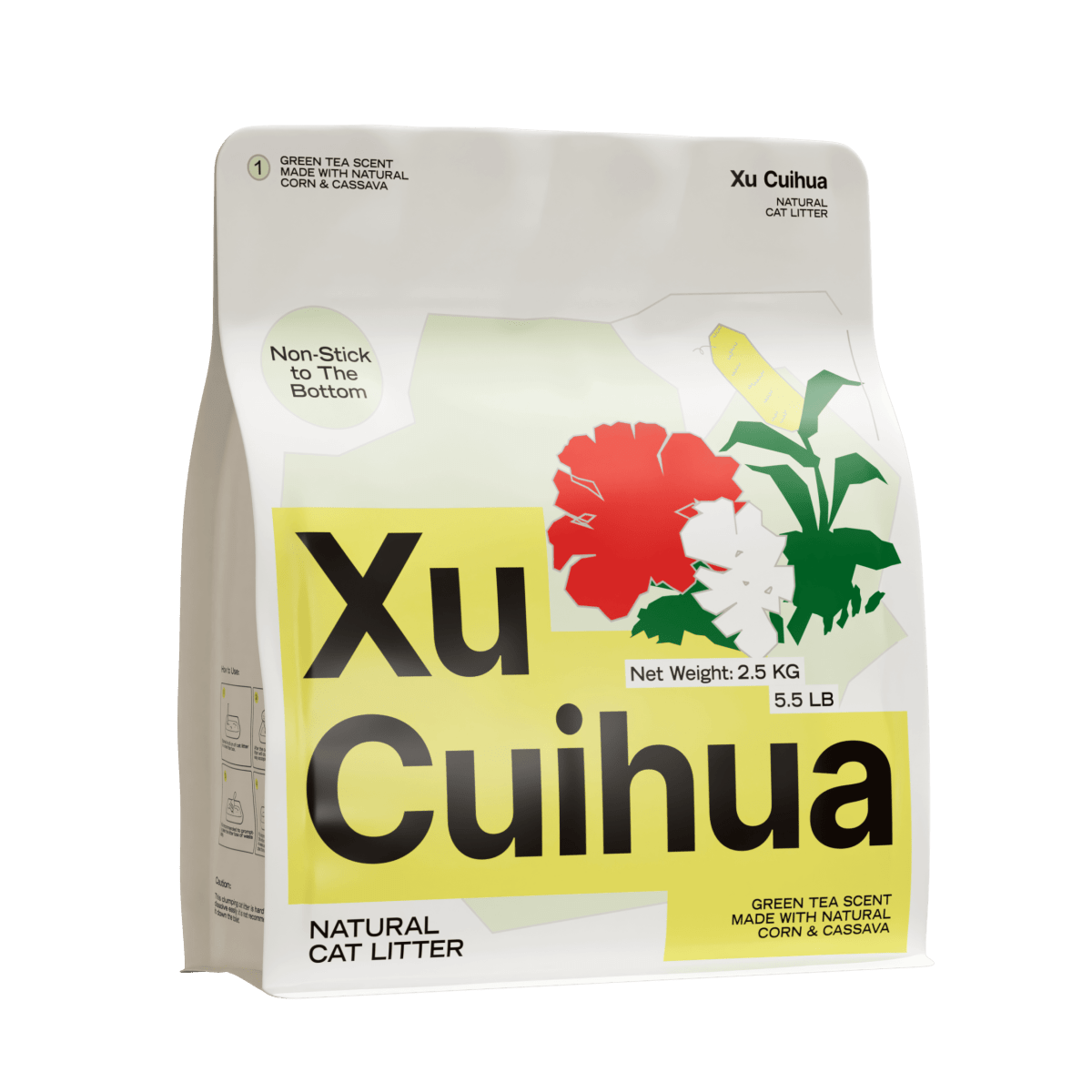 Xu Cuihua Green Tea Scent Natural Cat Litter 2.5kg - Chokyo Pet