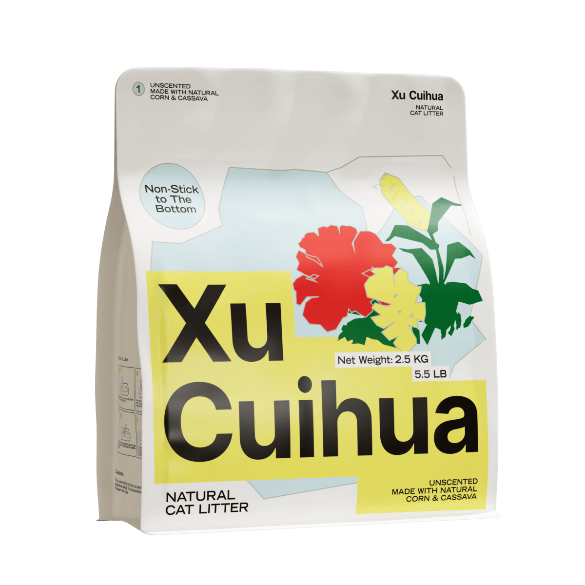 Xu Cuihua Unscented Natural Cat Litter 2.5kg - Chokyo Pet