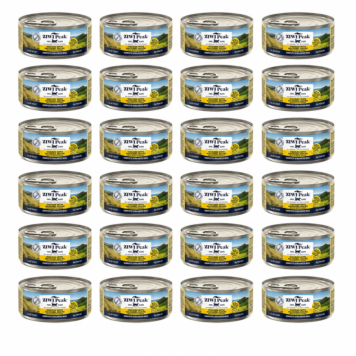 Ziwi Peak Chicken & Mackerel Cat Can 85g - 24 Cans