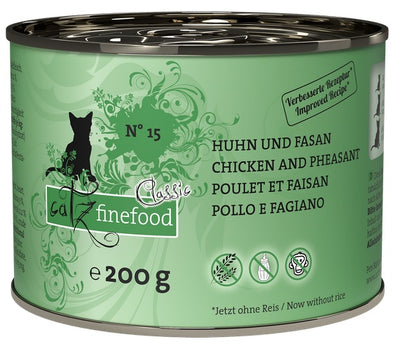 Catz Finefood Cat Food Chicken & Pheasant N°15 200g x 6