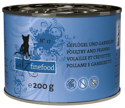 Catz Finefood Cat Food Poultry & Prawns N°17 200g x 6