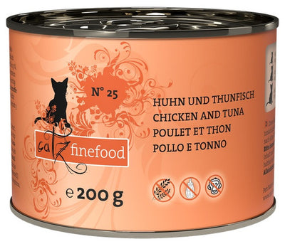 Catz Finefood Cat Food Chicken & Tuna N°25 200g x 6
