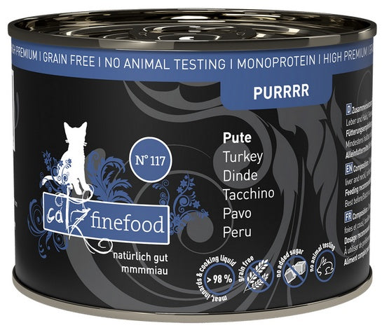 Catz Finefood Purrrr N°117 Turkey Cat Food 200g x 6