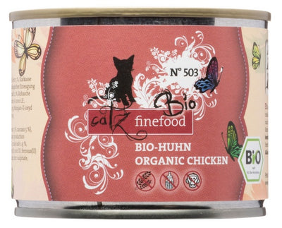 Catz Finefood Bio Cat Food N°503 Organic Chicken 200g x 6