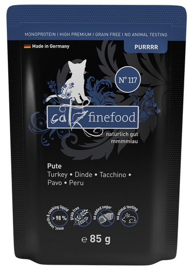 Catz Finefood Purrrr N°117 Cat Wet Food Turkey 85g x 16