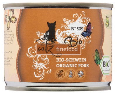 Catz Finefood Bio Cat Food N°509 Organic Pork 200g x 6