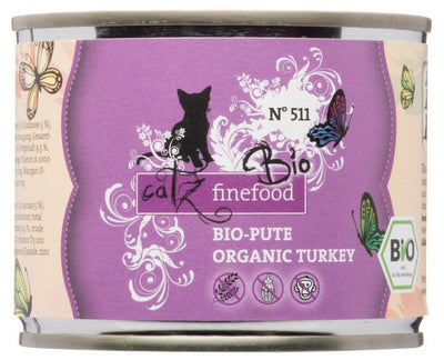 Catz Finefood Bio Cat Food N°511 Organic Turkey 200g x 6