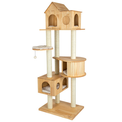 HONEYPOT CAT® Solid Wood Cat Tree 191cm #180217.Arrive within 3 weeks
