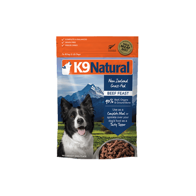 K9 Natural Freeze Dried Beef Feast 500g