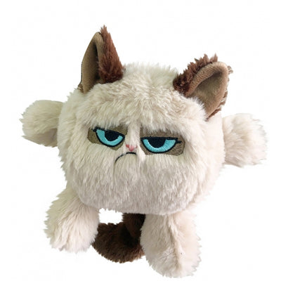 Rosewood Grumpy Cat Head dog Toy