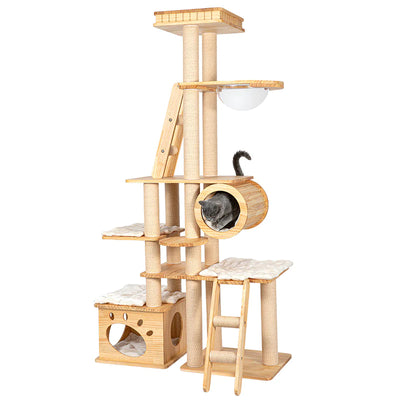 HONEYPOT CAT Solid Wood Cat Tree - 180172ext (195cm)